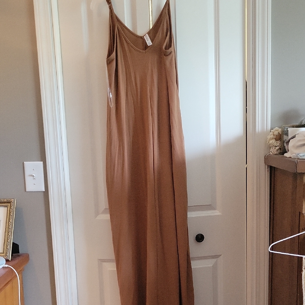 Light Brown Maxi Dress